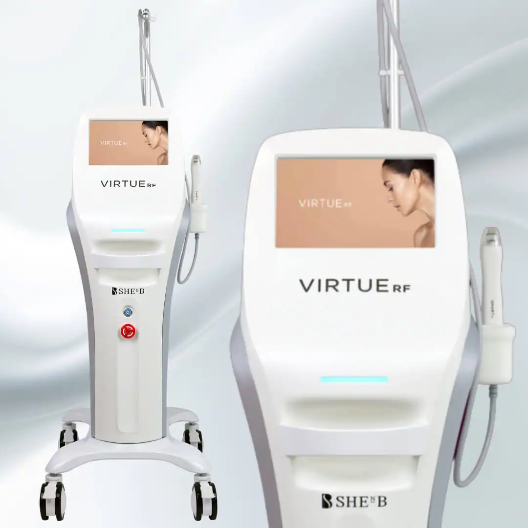 Virtue RF microneedling device at Desert Bloom Skincare