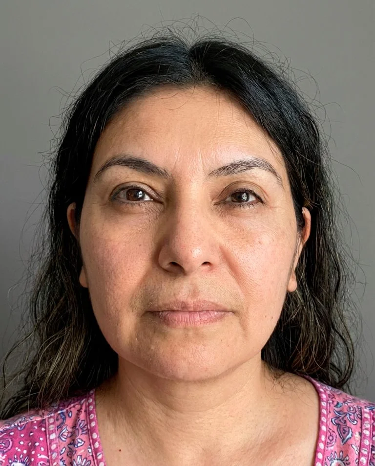 Case Study: Non Surgical Jawline Contouring with Thread Lifting in a 43-Year-Old Woman