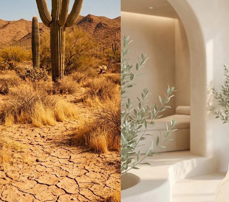 Desert Skin Reset — Hero: Sonoran Desert to Spa Transformation