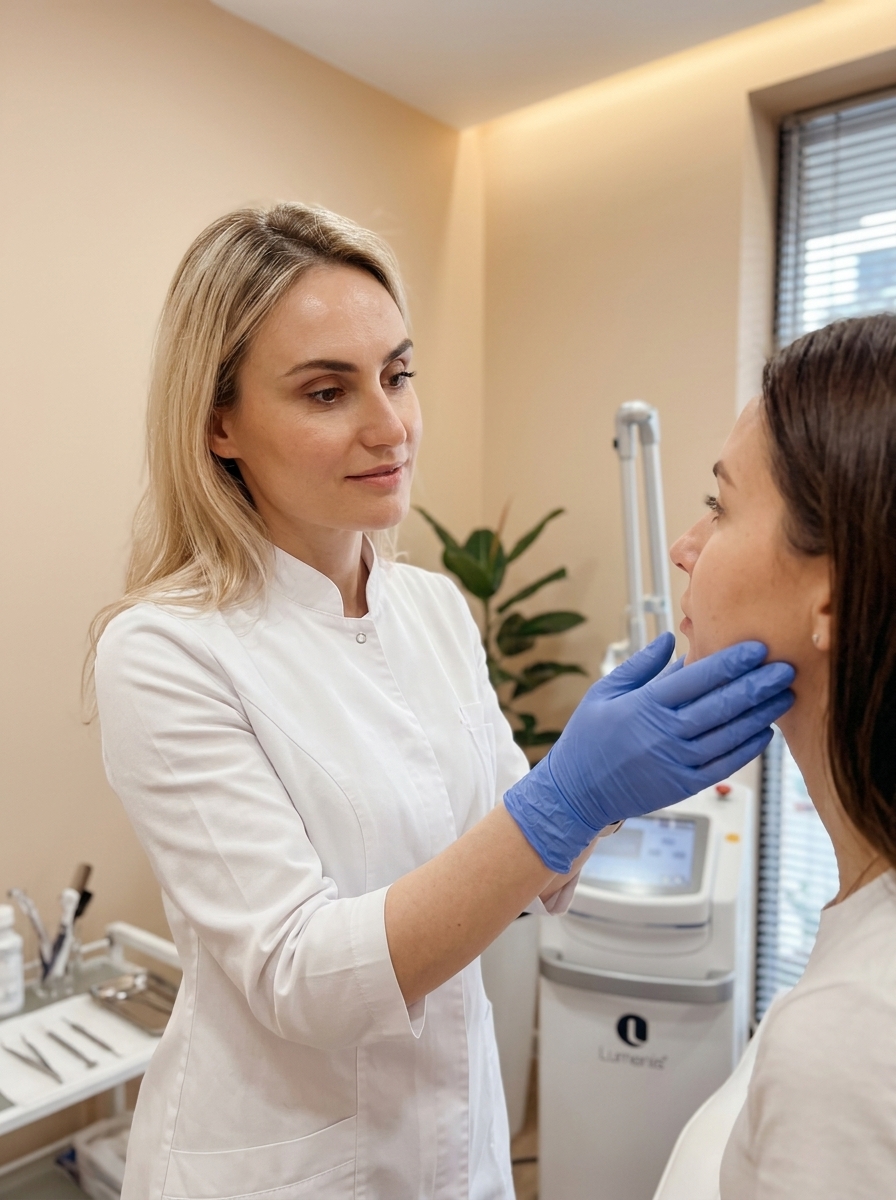 CO2 laser resurfacing consultation with Dr. Natalya Borakowski at Desert Bloom Skincare Scottsdale