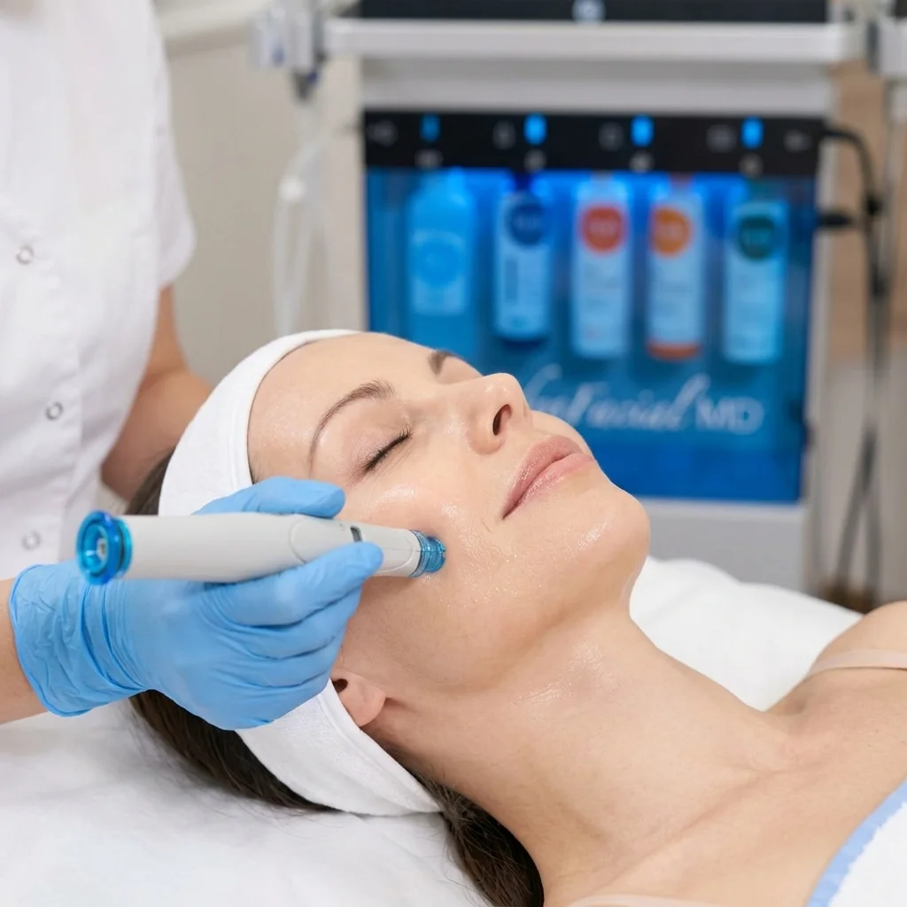 HydraFacial treatment in Scottsdale — vortex cleansing and hydration