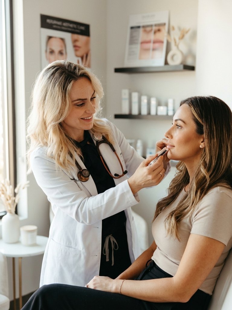 Lip filler consultation with Dr. Borakowski at Desert Bloom Skincare Scottsdale