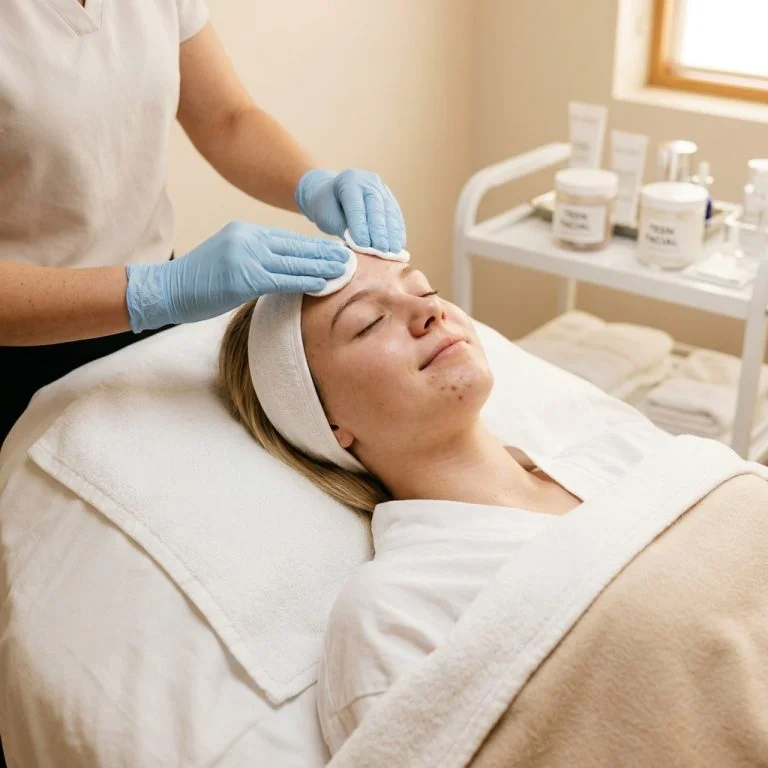 Teen facial treatment in Scottsdale — gentle professional skincare for adolescent skin