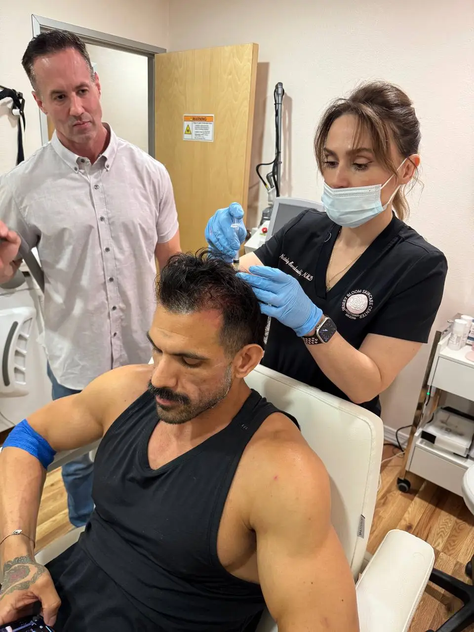 PRP tube prepared at Desert Bloom Skincare in Scottsdale