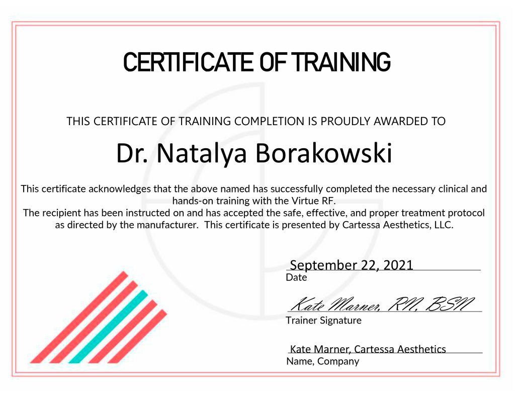 Cartessa Aesthetics — Virtue RF Microneedling Training (2021)