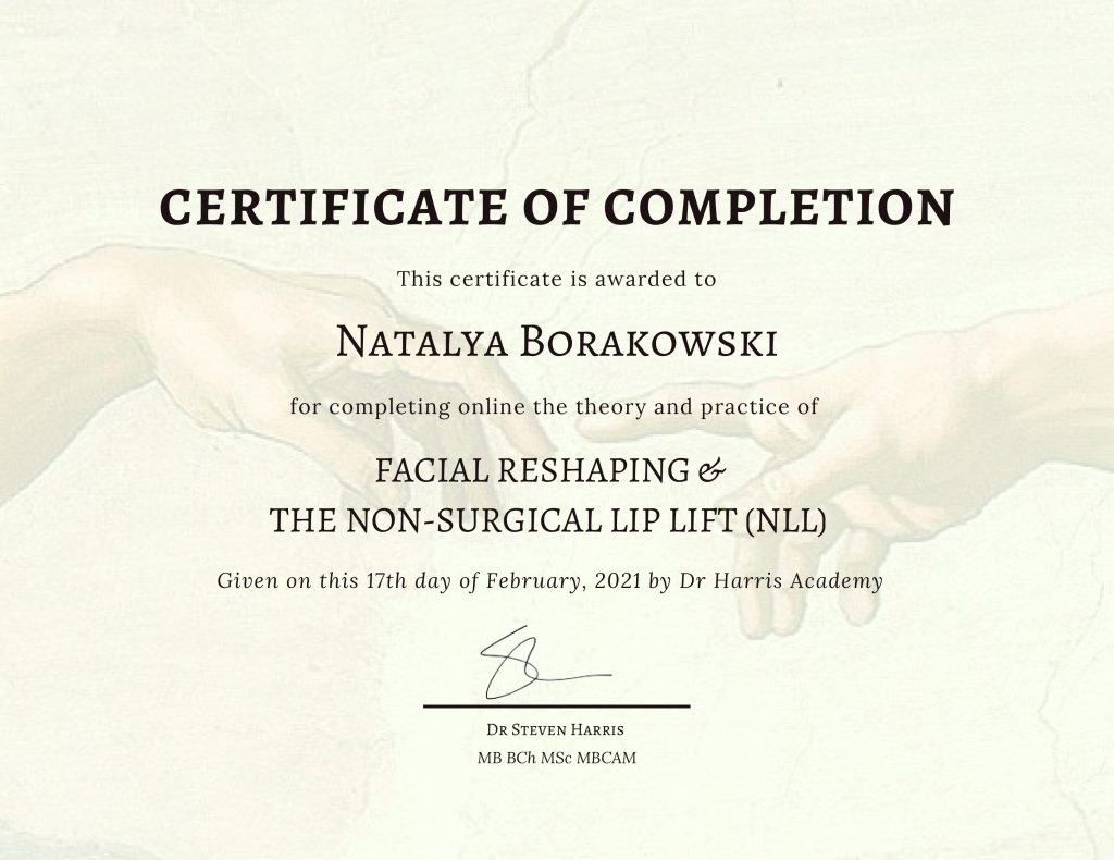 Dr Harris Academy — Facial Reshaping & Non-Surgical Lip Lift (2021)