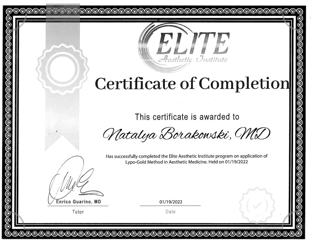 Elite Aesthetic Institute — Lypo-Gold Method in Aesthetic Medicine (2022)