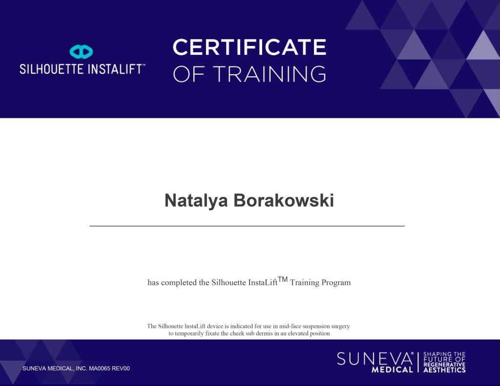 Suneva Medical — Silhouette InstaLift Thread-Lift Training