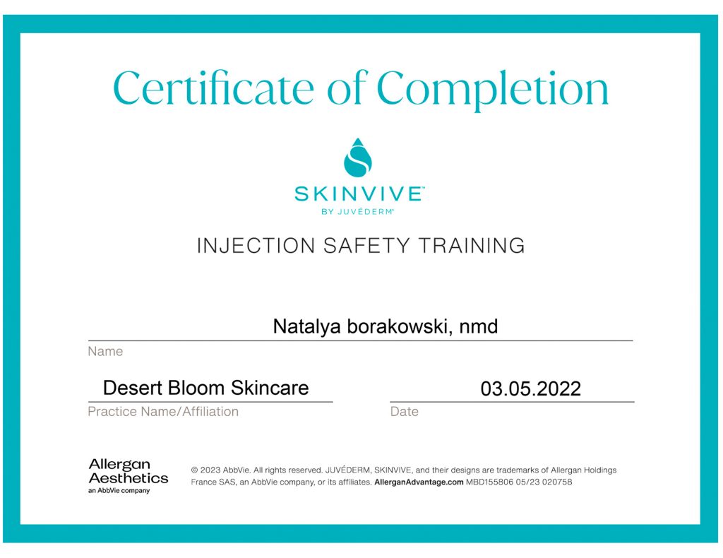 Allergan Aesthetics — SkinVive by Juvéderm Injection Safety Training (2022)