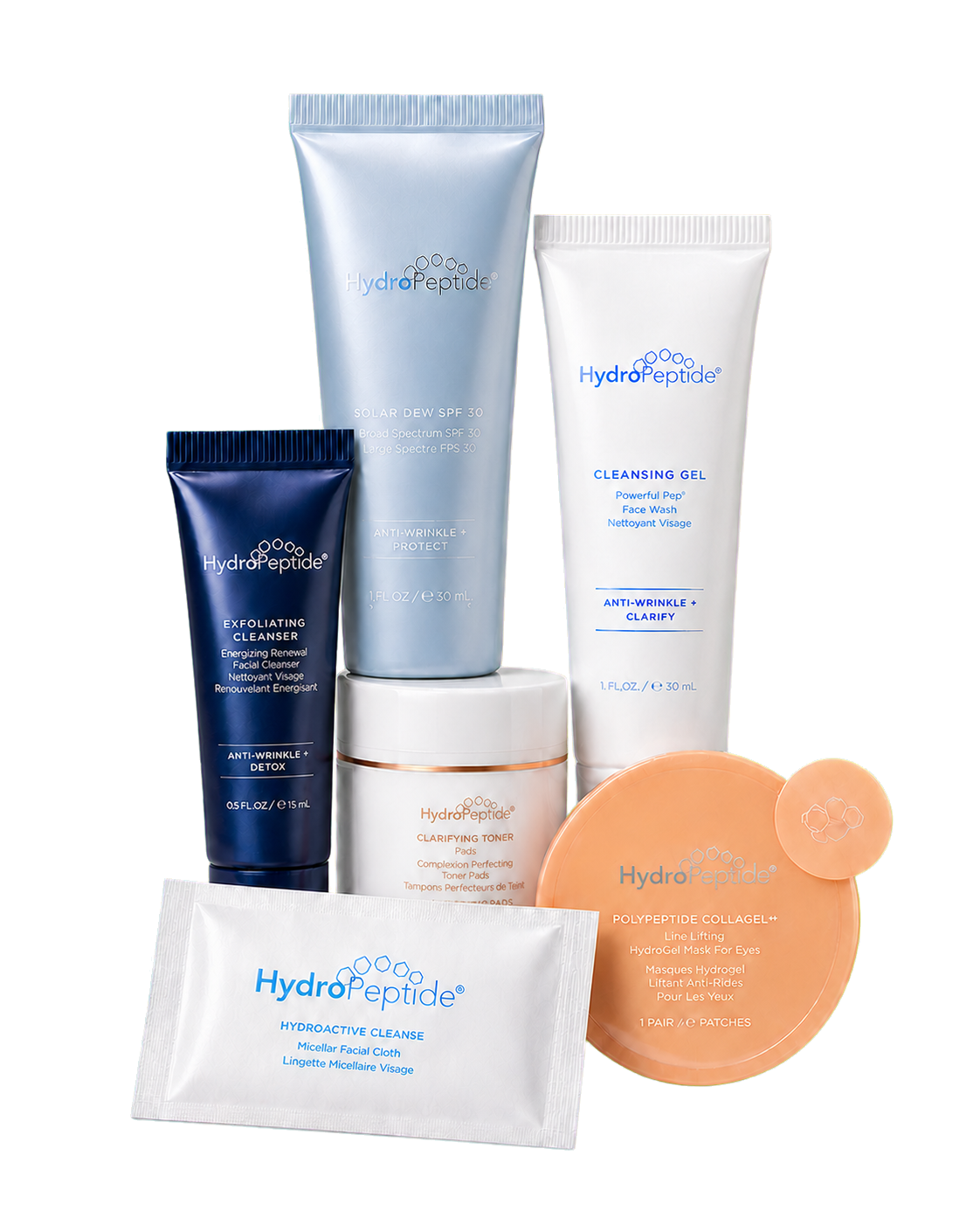 HydroPeptide Discovery Set included with Desert Reset membership enrollment.